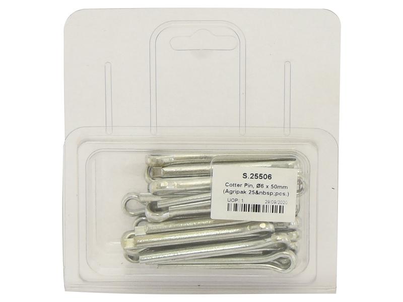 Agripak 25 un. troço 6 x 50mm (S.25506)