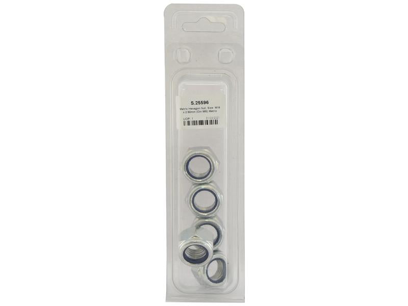 Porca métrica, Tamanho da rosca: M18x2.50mm (DIN 985) Metric Coarse (S.25596)