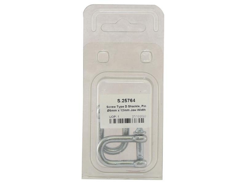 Agripak 2 un. Manilha Cavilha Ø6x12mm (S.25764)