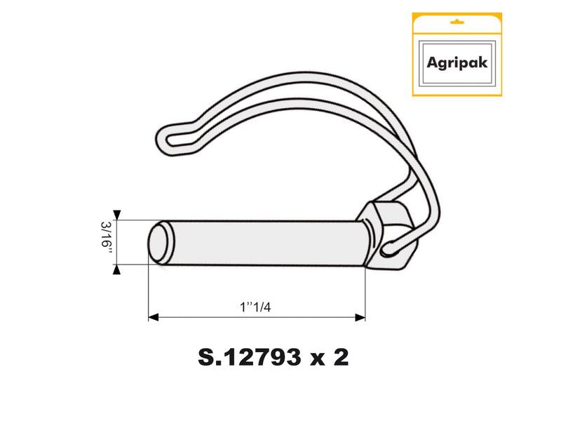 Agripak 2 un. Cavilha 4.5mm x 32mm (S.25793)