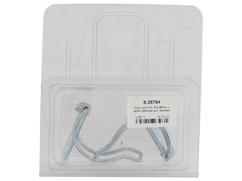 Agripak 2 un. Cavilha 6mm x 40mm (S.25794)