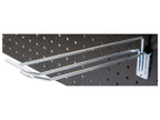 Gancho Euro com suporte de etiqueta de código de barras, fornecido com tag swing de plástico - 300mm (S.25819)