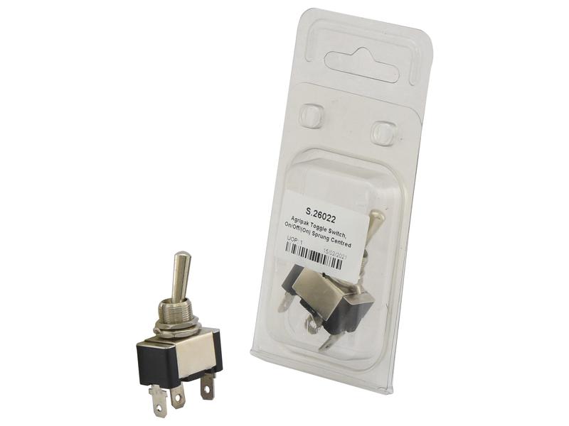 Agripak interruptor Ligado/Desligado/(Ligado) Sprung Centred (S.26022)