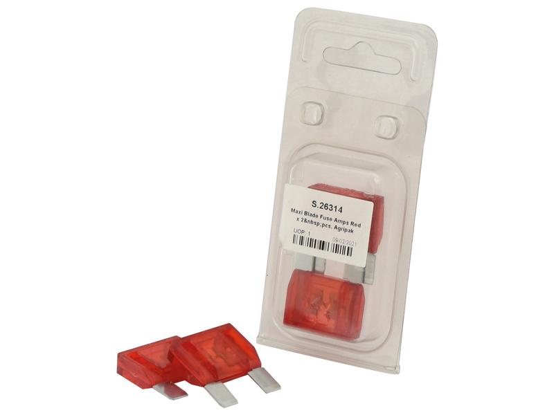 Agripak 2 un. fusiveis Maxi 50A Vermelho (S.26314)