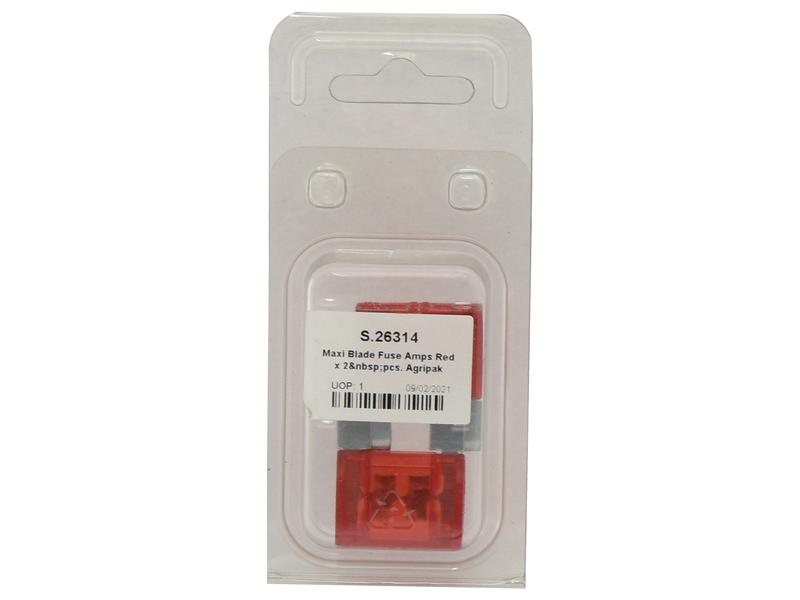 Agripak 2 un. fusiveis Maxi 50A Vermelho (S.26314)