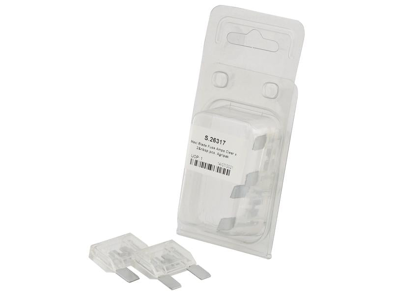 Agripak 2 un. fusiveis Maxi 80A Transparente (S.26317)
