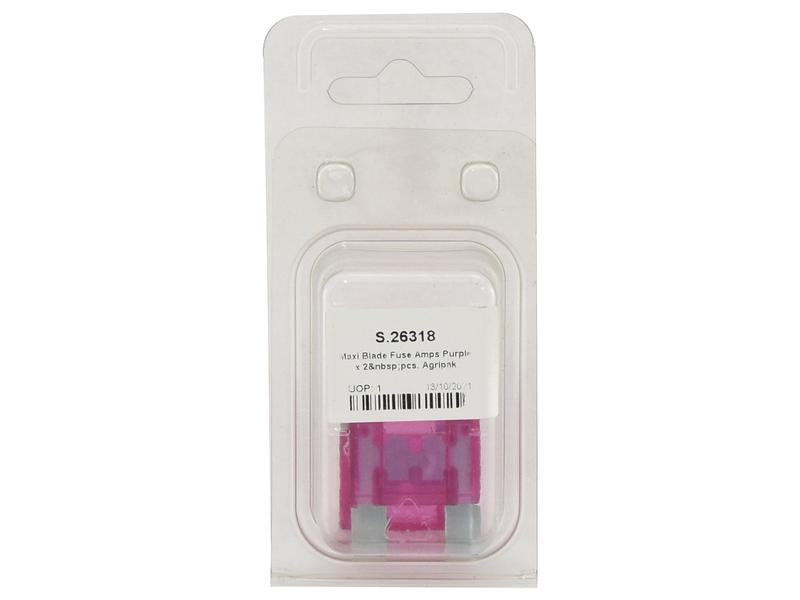 Agripak 2 un. fusiveis Maxi 100A Roxo (S.26318)