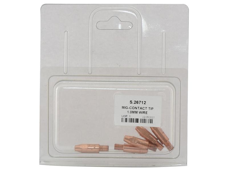 Agripak 5 un. MIG Contact Tip 1.0mm (S.26712)