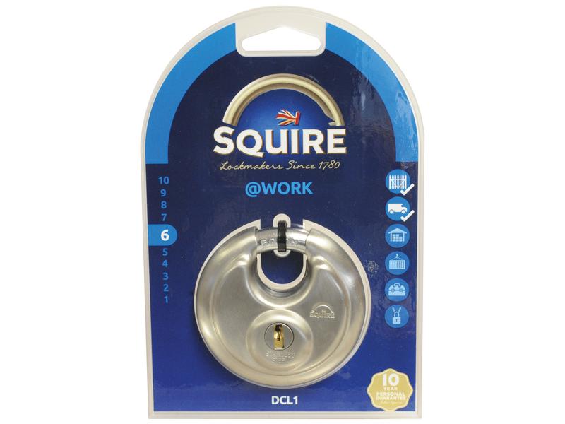 Squire Squire DCL Range Padlocks - aço, Largura da estrutura em: 70mm (Classificação de segurança: 6) (S.26765)