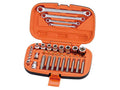 1/4'', 3/8'' & 1/2'' Jogo chaves caixa roquete (41pcs.) (S.26855)