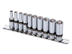 1/4'' Jogo chaves caixa longa (10pcs.) (S.26858)