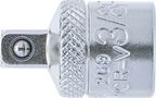 Adaptador de chave de caixa | Quadrado externo 10 mm (3/8") - Sextavado externo 6,3 mm (1/4")