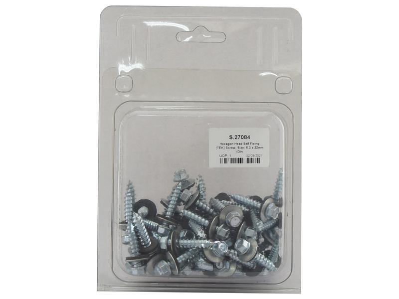 Parafuso cabeça hexagonal: 6.3x32mm (DIN 7504K) (S.27084)