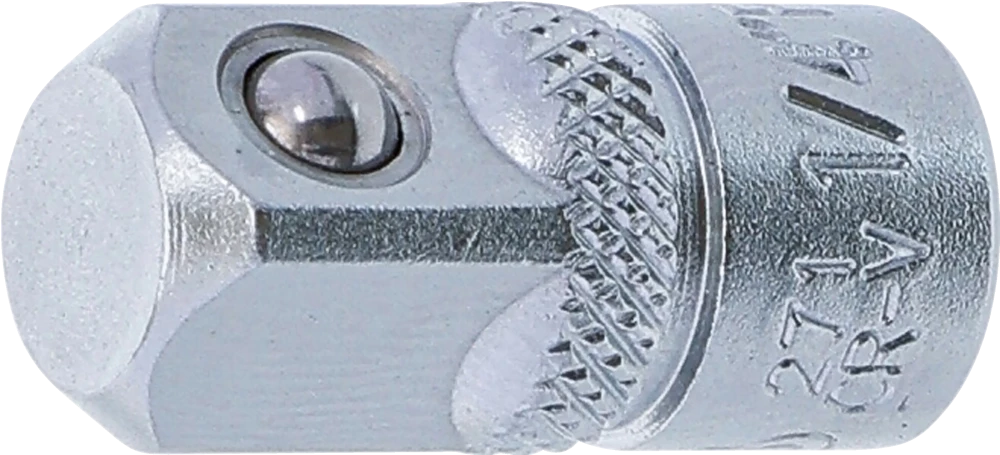 Adaptador de chave de caixa | Quadrado externo 6,3 mm (1/4") - Sextavado externo 10 mm (3/8")