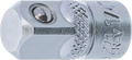 Adaptador de chave de caixa | Quadrado externo 6,3 mm (1/4") - Sextavado externo 10 mm (3/8")