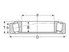 Sparex Rolamento (32205) (Agripak 1 un.) (S.27281)