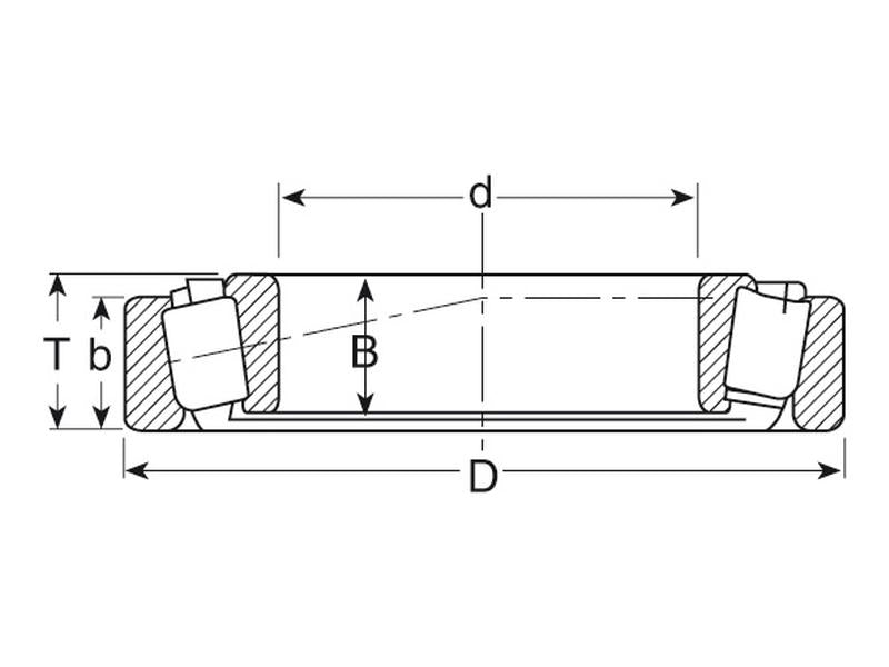 Sparex Rolamento (32205) (Agripak 1 un.) (S.27281)
