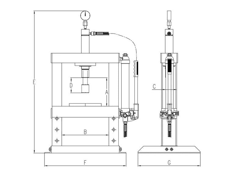 SHOP PRESS-10T (S.27486)