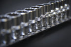 Conjunto de encaixes para chave de caixa bihexagonais | Entrada de quadrado interno de 6,3 mm (1/4") | Tamanhos em polegadas | 12 peças