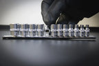 Conjunto de encaixes para chave de caixa bihexagonais | Entrada de quadrado interno de 6,3 mm (1/4") | Tamanhos em polegadas | 12 peças