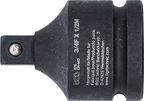 Adaptador para chave de caixa de impacto | Quadrado externo 20 mm (3/4") - Sextavado externo 12,5 mm (1/2")
