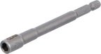 Encaixe para chave de caixa sextavado, extra comprido | para perfuradoras | Entrada de sextavado externo 6,3 mm (1/4") | 6 mm