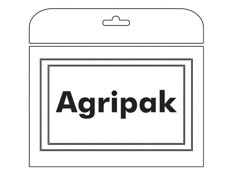 Agripak 6 x S.77074, 6 x S.77075 Faca - Faca torcida - 120x48x4mm - Orifício Ø18.5mm - Esq./Dt. - para Vicon (S.27635)