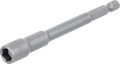 Encaixe para chave de caixa sextavado, extra comprido | para perfuradoras | Entrada de sextavado externo 6,3 mm (1/4") | 8 mm