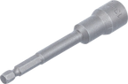 Encaixe para chave de caixa sextavado, extra comprido | para perfuradoras | Entrada de sextavado externo 6,3 mm (1/4") | 13 mm
