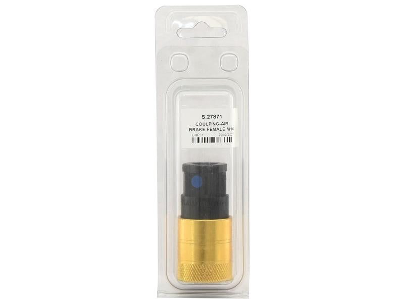 Agripak Valvula travão Amarela M16 x 1.50mm Fêmea (S.27871)