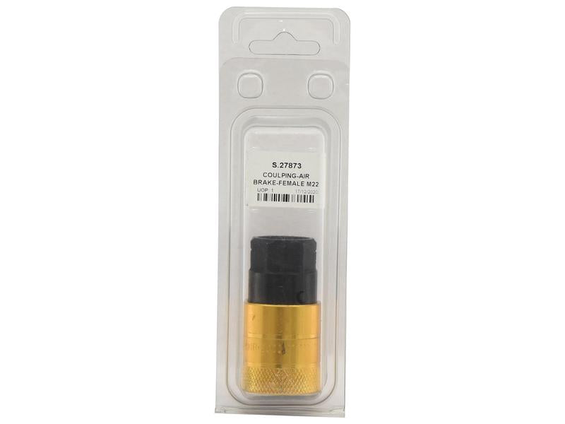 Agripak Valvula travão Amarela M22 x 1.50mm Fêmea (S.27873)