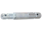 Veio estriado PTO —estriado nas duas extremidades - 1 3/8'' - 6 estrias x 1 1/8'' - 6 estrias, Comp: 230mm (S.278)