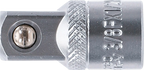 Adaptador de chave de caixa | Quadrado externo 10 mm (3/8") - Sextavado externo 12,5 mm (1/2")