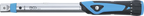 Chave de torque | 20 - 100 Nm | para ferramentas de inserção de 9 x 12 mm