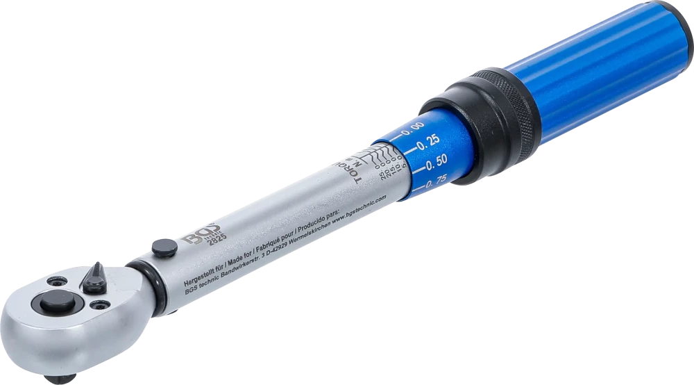 Chave de torque | 6,3 mm (1/4") | 5 - 25 Nm