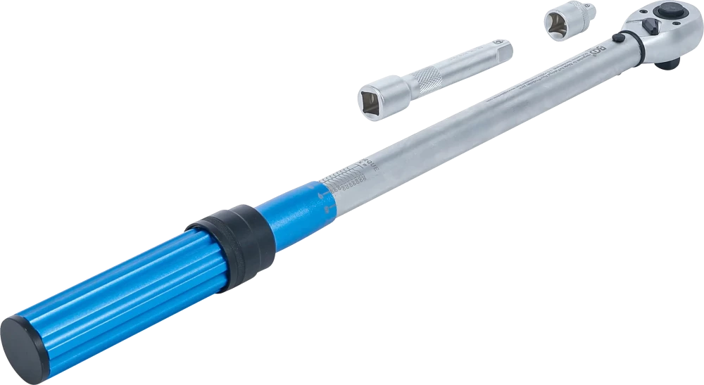 Conjunto de chaves dinamométricas | adaptador + extensão | 12,5 mm (1/2") | 40 - 220 Nm | 3 peças