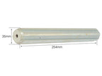 Veio estriado PTO —estriado total - 1 3/8'' - 6 estrias, Comp: 254mm. (S.283)