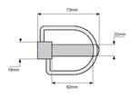 Cavilha estabilizador Ø19mm x 73mm (S.28606)