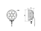 Farol de trabalho LED, 3030 Lumens, 10-30V (S.28769)