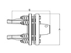 PTO Embraiagem (Dimensão da cruzeta: 35 x 106.5mm) Tamanho: 1-3/8''-21 Estrias (S.28790)