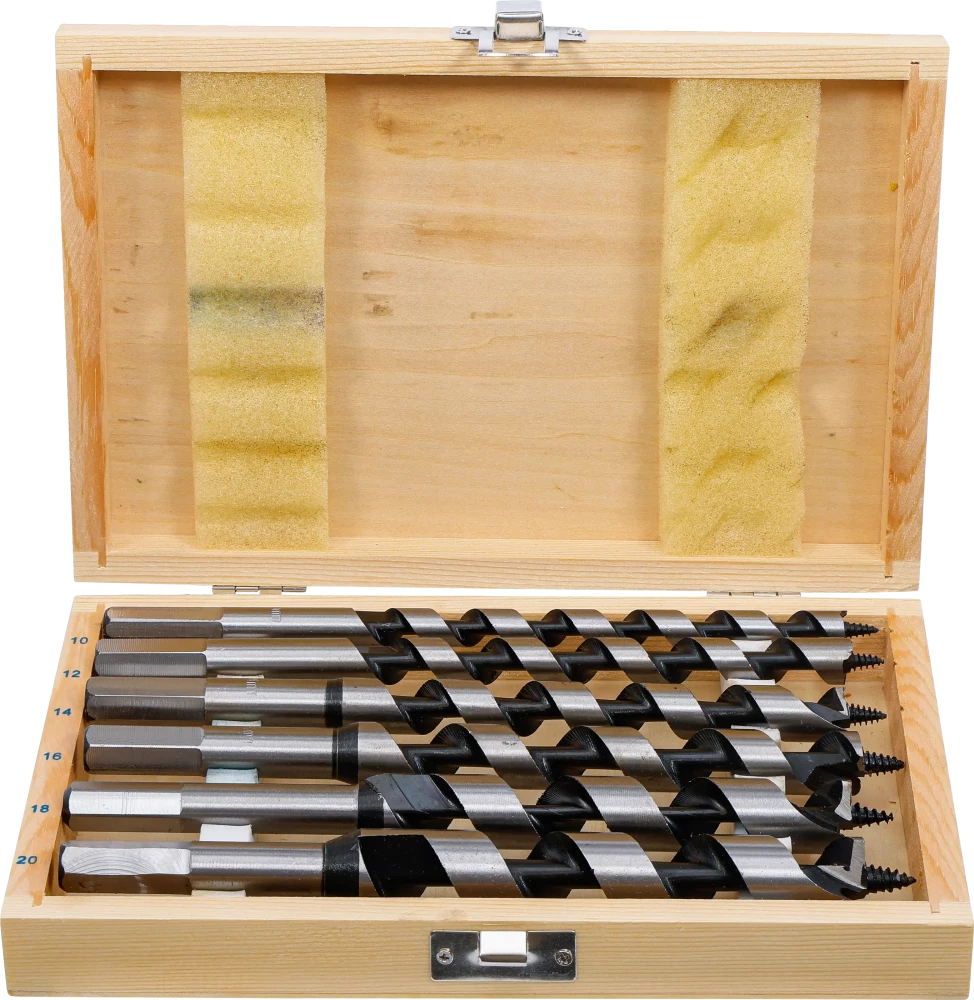 Conjunto de brocas de carpinteiro | 200 mm | 6 peças