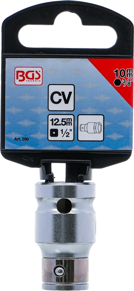 Adaptador de Pontas com Esfera de Retenção | 1/2" → 3/8"