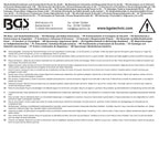 Conjunto de chaves de boca com anel de roquete | cabeças flexíveis | dimensões em polegadas | 1/4" - 9/16" | 6 peças
