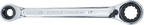 Chave anular com roquete | 4 em 1 | 10 x 13 - 17 x 19 mm