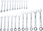 Conjunto de chaves de boca com anel de roquete | 6 - 32 mm | 22 peças