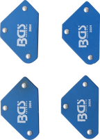Conjunto de mini suportes magnéticos | 45° - 90° - 135° | 4 peças