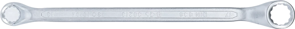 Chave de luneta dupla | curvada profunda | 13 x 17 mm
