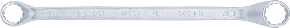 Chave de luneta dupla | curvada profunda | 16 x 17 mm