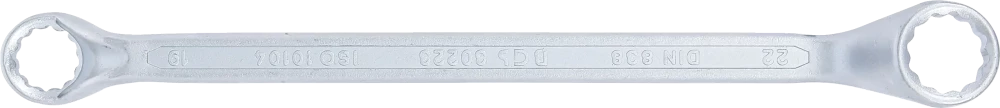 Chave de luneta dupla | curvada profunda | 19 x 22 mm