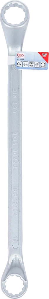 Chave de luneta dupla | curvada profunda | 19 x 22 mm